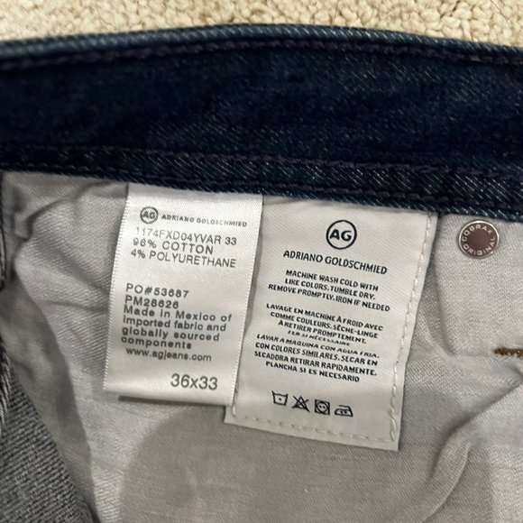 AG Jeans Graduate Tailored Leg Jeans for Men 4 Years Varsity Size 36 - Picture 3 of 5